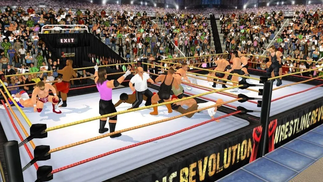 Wrestling Revolution 3D (Реслинг Революшн 3Д)  [МОД Много денег] Screenshot 5