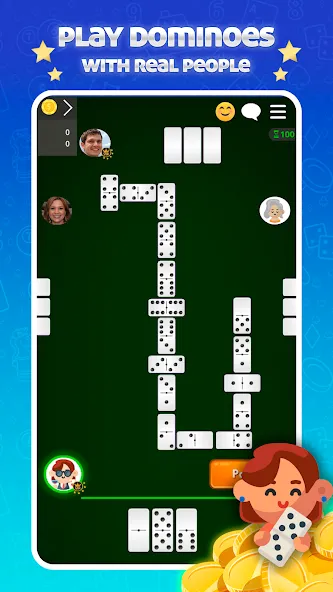 Dominoes Online - Classic Game (Домино Онлайн)  [МОД Menu] Screenshot 1