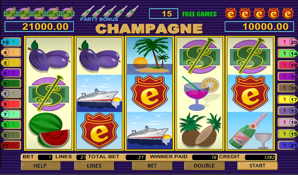 Champagne Slot (Шампанское Слот)  [МОД Много монет] Screenshot 4