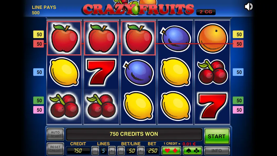 Crazy Fruits (Крейзи Фрутс)  [МОД Бесконечные монеты] Screenshot 1