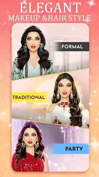 Indian Fashion Dressup Stylist  [МОД Unlimited Money] Screenshot 5