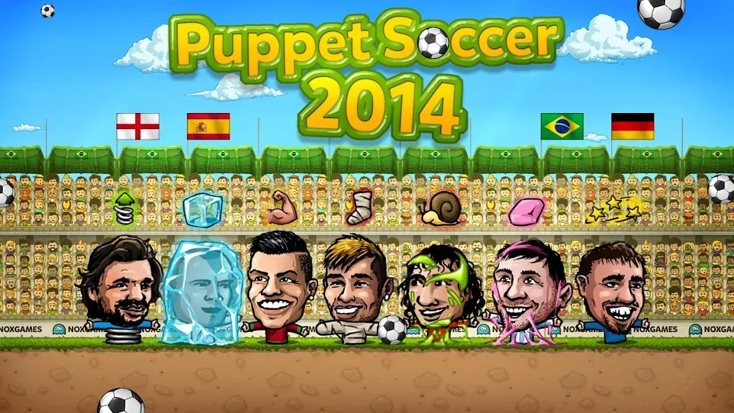 Puppet Soccer - Football  [МОД Mega Pack] Screenshot 4