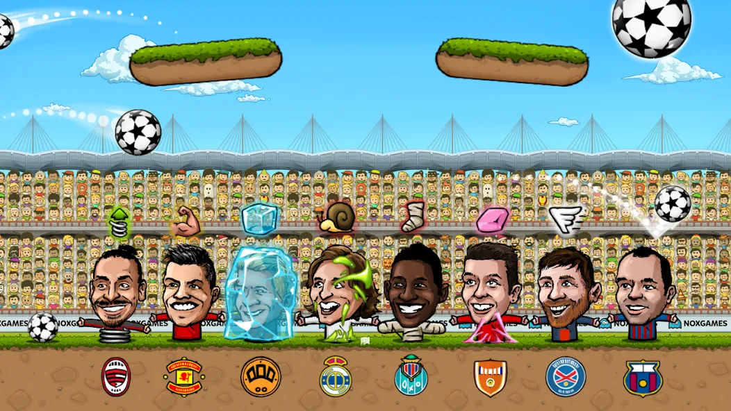 Puppet Soccer: Champs League (Паппет Соккер)  [МОД Бесконечные деньги] Screenshot 3