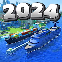 Скачать взлом Sea Port: Cargo Boat Tycoon (Си Порт)  [МОД Все открыто] - последняя версия apk на Андроид