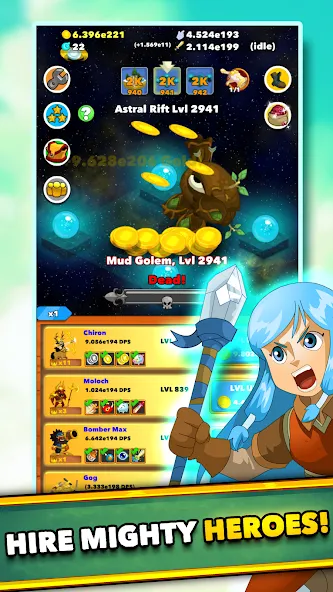 Clicker Heroes - Idle RPG (Кликер Герои)  [МОД Меню] Screenshot 4