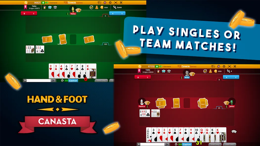 Hand and Foot Canasta  [МОД Unlocked] Screenshot 4