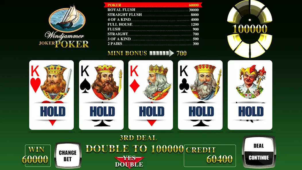 Windjammer Poker (Уиндджаммер Покер)  [МОД Menu] Screenshot 5