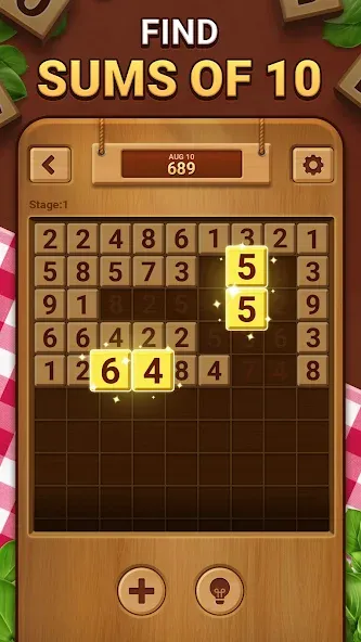 Woodber - Classic Number Game (Вудбер)  [МОД Unlocked] Screenshot 2