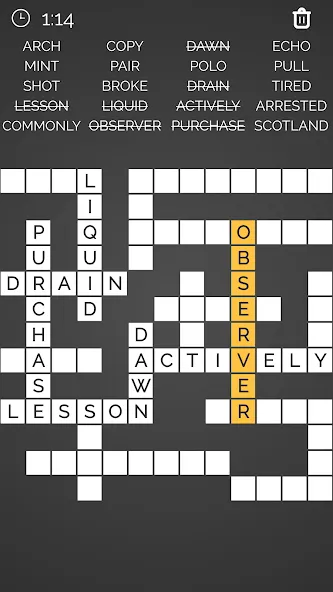 Crossword : Word Fill  [МОД Много денег] Screenshot 5