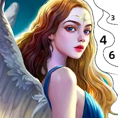 Взлом Angel & Devil Paint by Number  [МОД Много денег] - стабильная версия apk на Андроид