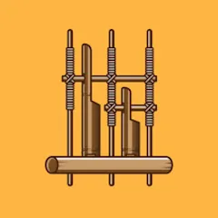 Скачать взлом Angklung Instrument (Ангклунг инструмент)  [МОД Бесконечные монеты] - стабильная версия apk на Андроид