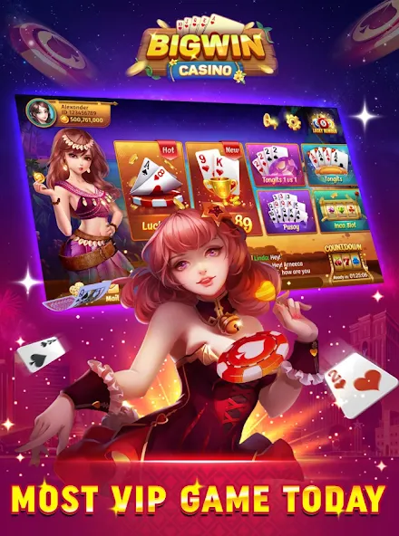 Bigwin - Slot Casino Online (Бигвин)  [МОД Unlimited Money] Screenshot 2