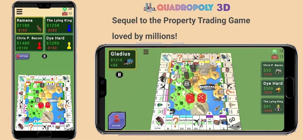 Quadropoly - Monopolist Tycoon  [МОД Все открыто] Screenshot 1