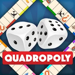 Скачать взломанную Quadropoly - Classic Business  [МОД Много монет] - последняя версия apk на Андроид