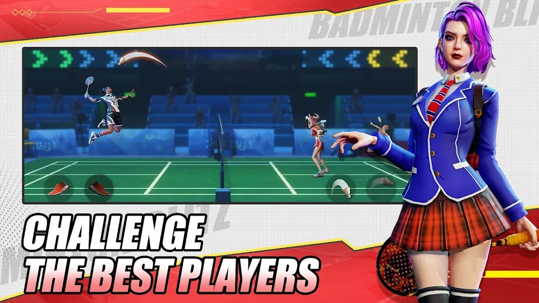 Badminton Blitz - PVP online (Бэдминтон Блиц)  [МОД Unlocked] Screenshot 5