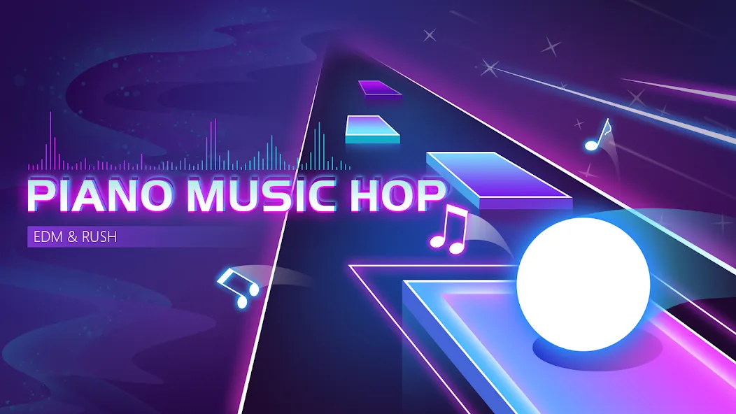 Piano Music Hop: EDM Rush! (Пиано музыка хоп)  [МОД Бесконечные деньги] Screenshot 1