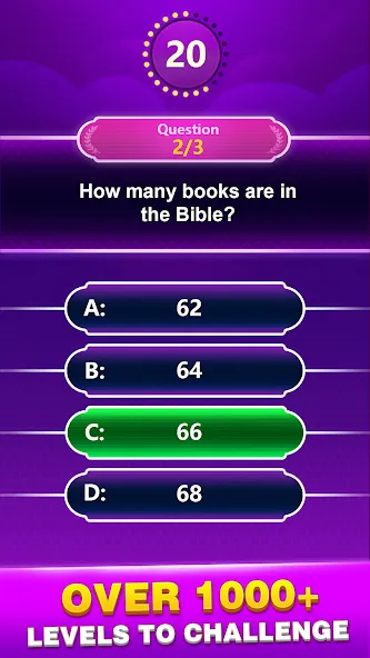 Bible Trivia - Word Quiz Game (Библейская викторина)  [МОД Меню] Screenshot 2