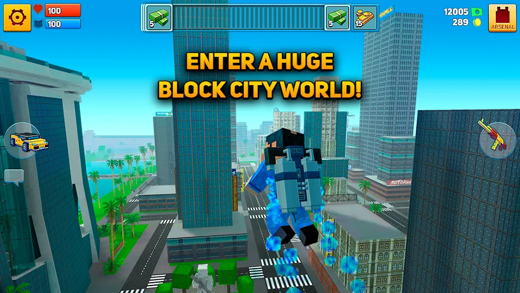 Block City Wars: Pixel Shooter (Блок Сити Варс)  [МОД Все открыто] Screenshot 2