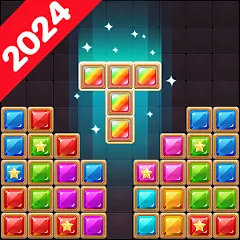 Скачать взломанную Block Puzzle: Diamond Star  [МОД Unlocked] - полная версия apk на Андроид