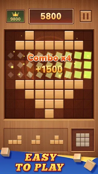 Wood Block 99 - Sudoku Puzzle (Вуд Блок 99)  [МОД Меню] Screenshot 3