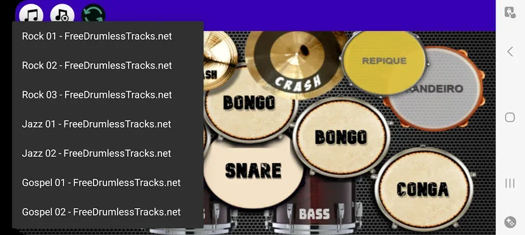 Drum Studio: Bateria Virtual (Драм студио)  [МОД Меню] Screenshot 4