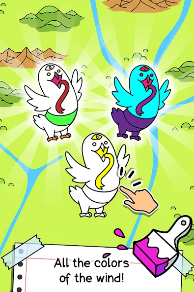 Birds Evolution: Merge Game (Брдс Эволюшн)  [МОД Меню] Screenshot 3