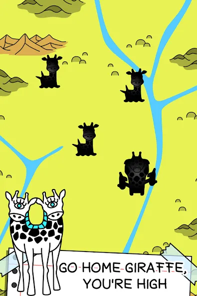 Giraffe Evolution: Idle Game (Жираф Эволюция)  [МОД Бесконечные деньги] Screenshot 3