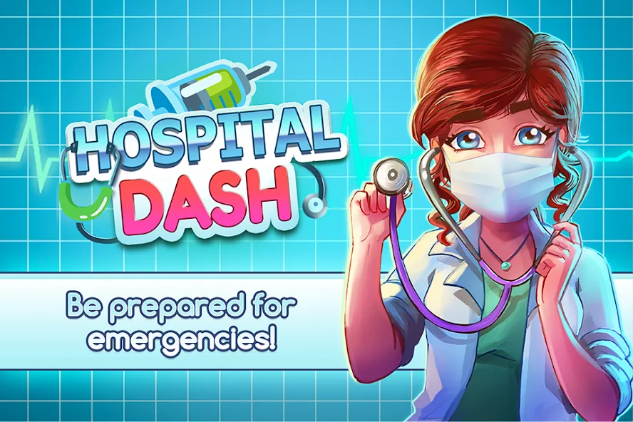 Hospital Dash Tycoon Simulator (Хоспиталь Даш Тайкун Симулятор)  [МОД Unlimited Money] Screenshot 1