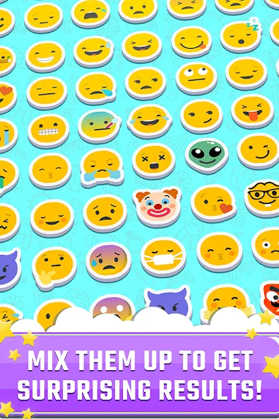 Match The Emoji: Combine All (Мэтч Зэ Имоджи)  [МОД Бесконечные монеты] Screenshot 3