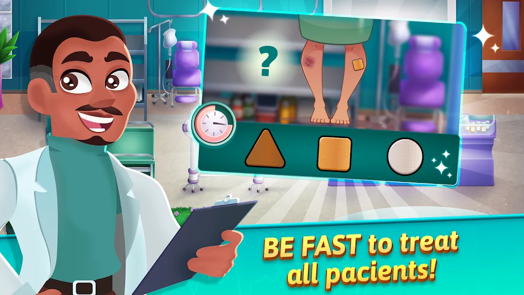 Medicine Dash: Hospital Game (Медицинский Дэш)  [МОД Меню] Screenshot 2