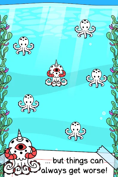 Octopus Evolution: Idle Game (Октопус Эволюция)  [МОД Много денег] Screenshot 2