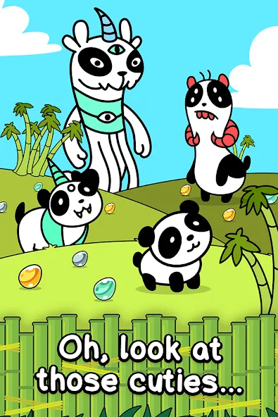 Panda Evolution: Idle Clicker (Панда Эволюция)  [МОД Menu] Screenshot 1