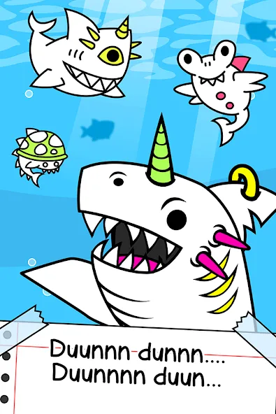 Shark Evolution: Idle Game (Шарк Эволюшн)  [МОД Все открыто] Screenshot 1