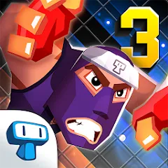 Взломанная UFB 3: MMA Fighting Game (УФБ 3)  [МОД Mega Pack] - полная версия apk на Андроид