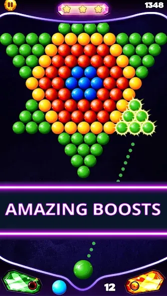 Bubble Shooter Classic (Бабл Шутер Классик)  [МОД Бесконечные монеты] Screenshot 1