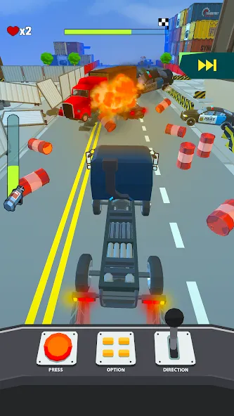 Crazy Rush 3D: Race Master (Крейзи Раш 3Д)  [МОД Много денег] Screenshot 3