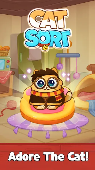Cat Sort Puzzle: Cute Pet Game  [МОД Много денег] Screenshot 1