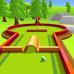 Скачать взломанную Mini Golf Game - Putt Putt 3D (Мини Гольф Челлендж)  [МОД Бесконечные монеты] - стабильная версия apk на Андроид