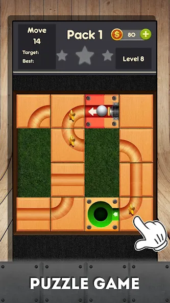 Rolling ball - slide puzzle  [МОД Unlimited Money] Screenshot 4