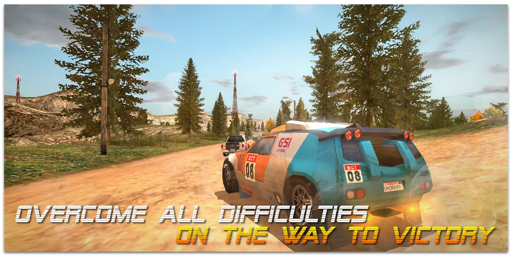 Xtreme Rally Driver HD (Экстримальный Ралли Пилот )  [МОД Меню] Screenshot 3