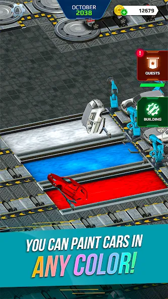 Car Factory Simulator  [МОД Бесконечные монеты] Screenshot 2