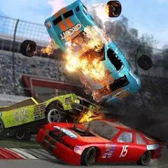 Взлом Demolition Derby 2 (Демолиция Дерби 2)  [МОД Много денег] - стабильная версия apk на Андроид