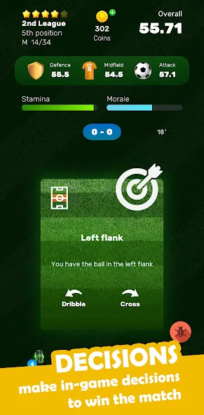 Football Career Soccer Legend  [МОД Unlocked] Screenshot 4