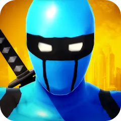 Скачать взломанную Blue Ninja : Superhero Game (Блу Ниндзя)  [МОД Бесконечные монеты] - стабильная версия apk на Андроид