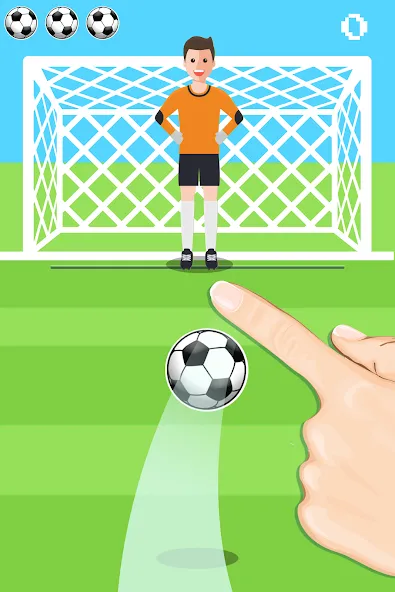 Penalty Shootout Game Offline (Пенальти игра без подключения к интернету)  [МОД Бесконечные деньги] Screenshot 5