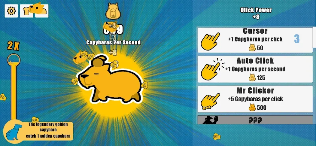 Capybara Clicker (Капибара Кликер)  [МОД Меню] Screenshot 2