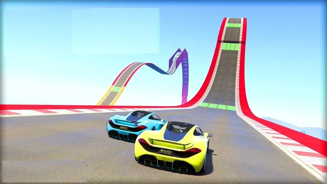 Mega Ramp Car Offline Games  [МОД Unlocked] Screenshot 2