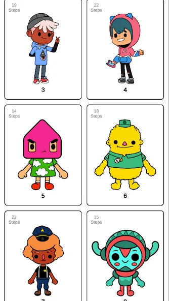 How to draw Toca  [МОД Mega Pack] Screenshot 2