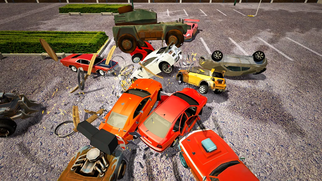 Demolition Derby Mad Car Crash (Дерби Деструкция Симулятор)  [МОД Все открыто] Screenshot 4