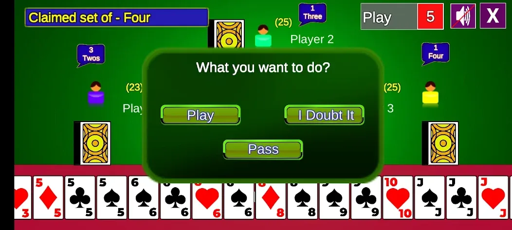 Bluff Card Game (Блеф карточная игра)  [МОД Mega Pack] Screenshot 4